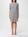 Ermanno Scervino Dress  Woman Color Grey In Grau