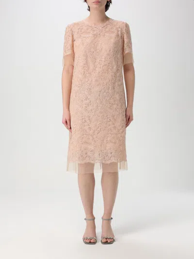 ERMANNO SCERVINO DRESS ERMANNO SCERVINO WOMAN COLOR NUDE,423299226