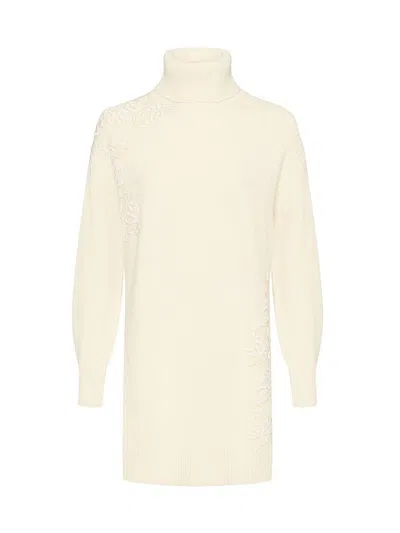 Ermanno Scervino Dress In White