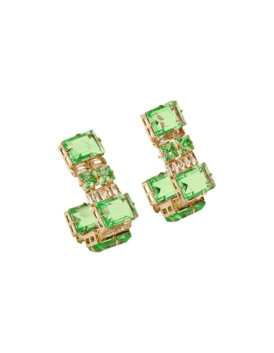 Ermanno Scervino Earrings With Green Stones