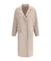 Ermanno Scervino Efezia Button-fastening Flap-pocket Coat In Neutral