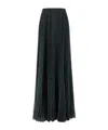 Ermanno Scervino Printed Polyester Skirt In Black