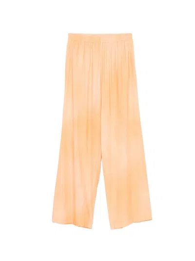 Ermanno Scervino Elasticated Palazzo Pants In Orange