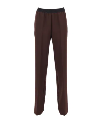 ERMANNO SCERVINO ELASTICATED-WAIST TROUSERS