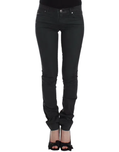 Ermanno Scervino Slim Stretch Denim Jeans In Black