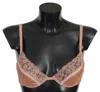 Ermanno Scervino Women  Nude Lace Push Up Silk Underwear