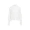 Ermanno Scervino Snow White Silk Shirt In White