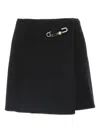 Ermanno Scervino Elegant Skirt Made From Virgin Wool Featuring Jewel Details