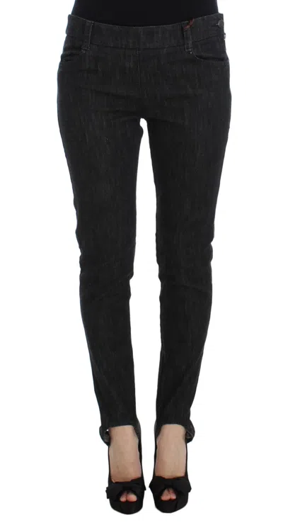 Ermanno Scervino Women   Cotton Slim Fit Denim Jeans In Blue