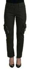 Ermanno Scervino Elegant Tape Wool-blend Women's Pants In Green