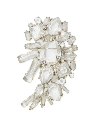Ermanno Scervino Embellished Brooch In Metallic