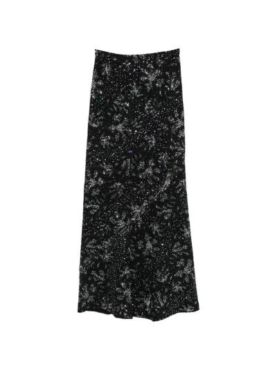 Ermanno Scervino Embellished Skirt In Black