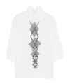 Ermanno Scervino Embellished Turtleneck Sweater In White