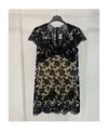 Ermanno Scervino Embroidered Detail Dress In Black