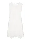 Ermanno Scervino Lace Mini Dress In White