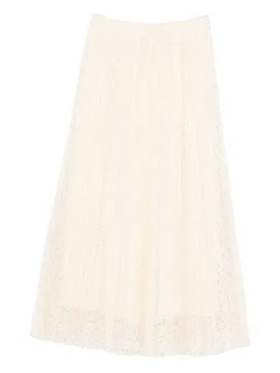 ERMANNO SCERVINO EMBROIDERED LONG SKIRT