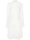 Ermanno Scervino Floral-embroidery Mini Dress