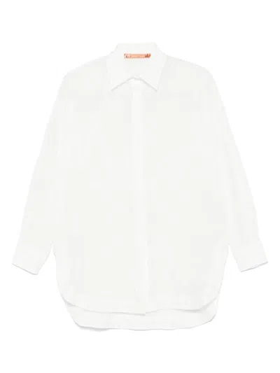 Ermanno Scervino Embroidered Shirt In White