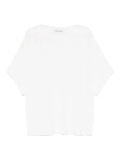 Ermanno Scervino Embroidered Short-sleeve Knitwear In White