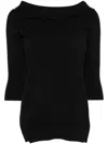 Ermanno Scervino Embroidered Sweater In Black