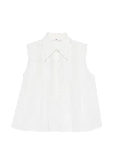 Ermanno Scervino Embroidered Top In White