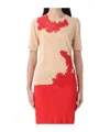 Ermanno Scervino Embroidered T-shirt In Red