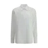 Ermanno Scervino Feminine Floral Embroidered Shirt In White