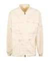 Ermanno Scervino Lace-detail Drawstring Jacket In Neutral