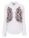 Ermanno Scervino Long Sleeve Shirt In White