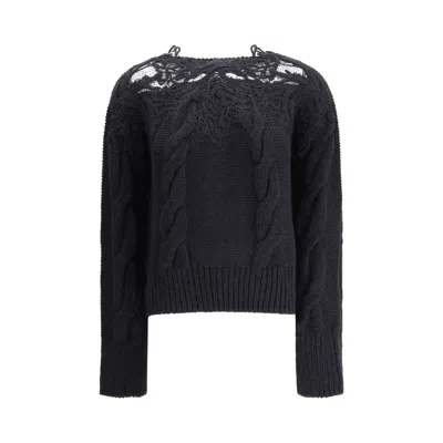 ERMANNO SCERVINO EMBROIDERY SWEATER
