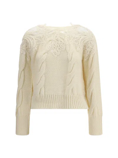 ERMANNO SCERVINO EMBROIDERY SWEATER