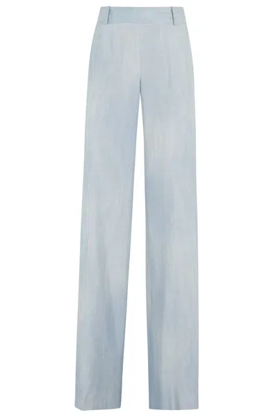 Ermanno Scervino Pants  Woman Color Gnawed Blue