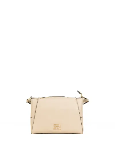 Ermanno Scervino Victoria Shoulder Bag In Sand Leather In Neutral