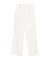 Ermanno Scervino Jeans With Eyelet Decoration In White