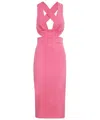 Ermanno Scervino Cut-out Dress In Pink