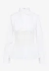 Ermanno Scervino Fitted-waist Long-sleeved Shirt