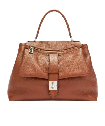 Ermanno Scervino Flap Shoulder Bag In Brown