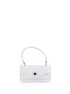 Ermanno Scervino Flap Shoulder Bag In Ivory Leather
