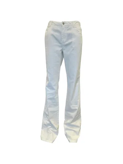 Ermanno Scervino Flared Cotton Jeans In Blue
