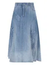 Ermanno Scervino Flared Midi Skirt