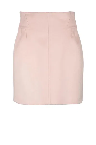 Ermanno Scervino Flared Skirt Virgin Wool - Pink