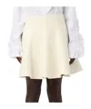 Ermanno Scervino Flared Skirt In White