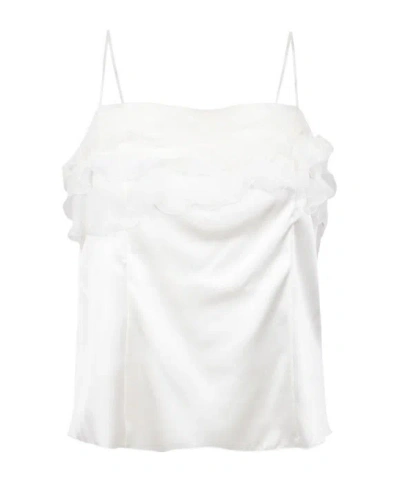 Ermanno Scervino Floral-appliqué Blouse