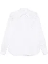 Ermanno Scervino Floral-appliqué Shirt In White