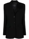 Ermanno Scervino Blazer Mit Blumenapplikation In Black