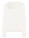 Ermanno Scervino Floral-appliqué Sweater