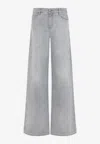 Ermanno Scervino Floral-embroidered Flared Jeans