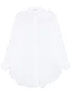 Ermanno Scervino Embroidered Shirt In 白色