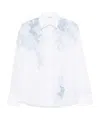 Ermanno Scervino Floral-embroidered Shirt In White