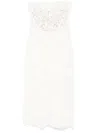 Ermanno Scervino Lace Mini Dress In Neutrals